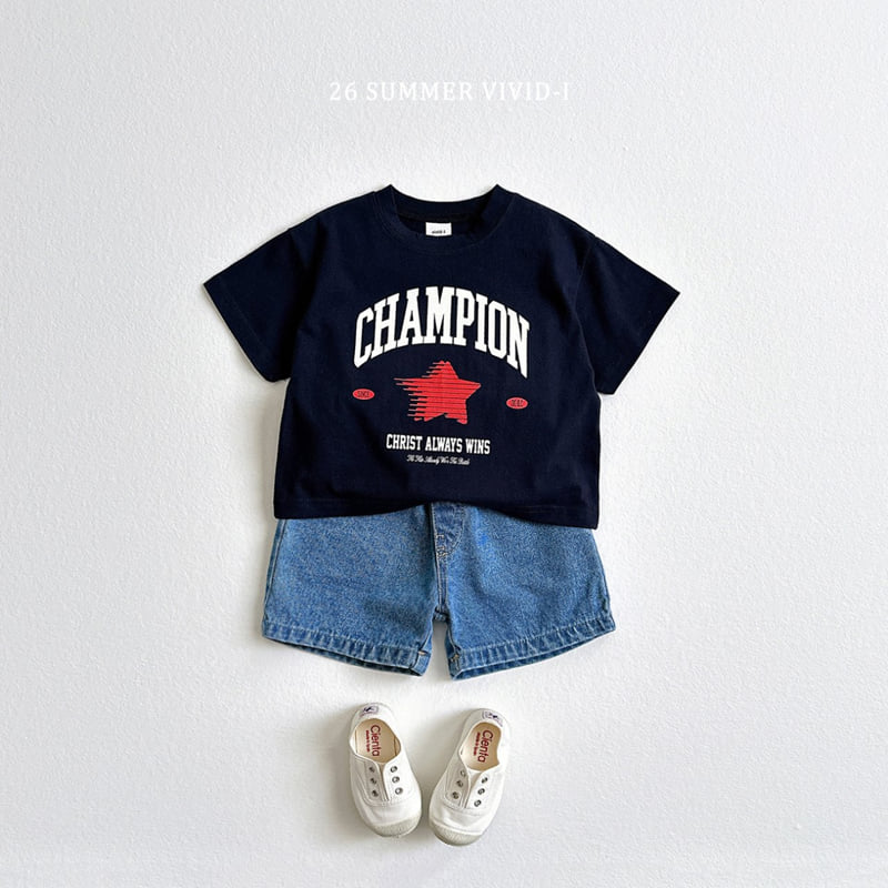 Vivid I - Korean Children Fashion - #prettylittlegirls - Basic Denim Shorts - 6