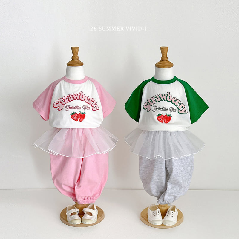 Vivid I - Korean Children Fashion - #prettylittlegirls - Summer Frill Chiffon Jogger Pants - 10