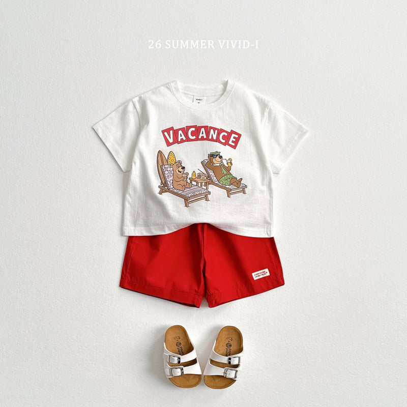 Vivid I - Korean Children Fashion - #prettylittlegirls - Vacation Bear Tee - 7