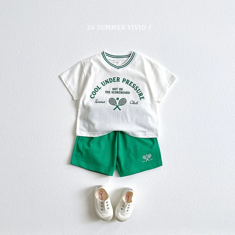 Vivid I - Korean Children Fashion - #prettylittlegirls - V-Neck Tennis Set - 6