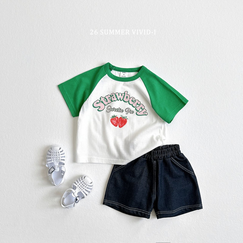 Vivid I - Korean Children Fashion - #prettylittlegirls - Spandex Denim Shorts - 12