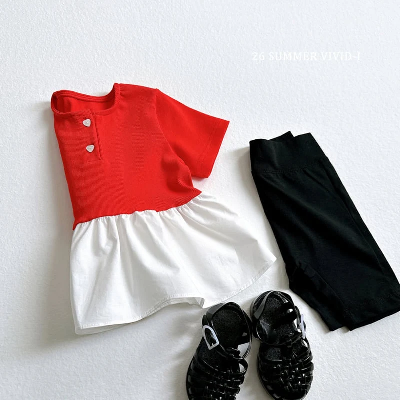 Vivid I - Korean Children Fashion - #stylishchildhood - Mini Ribbed One-piece Tee - 8
