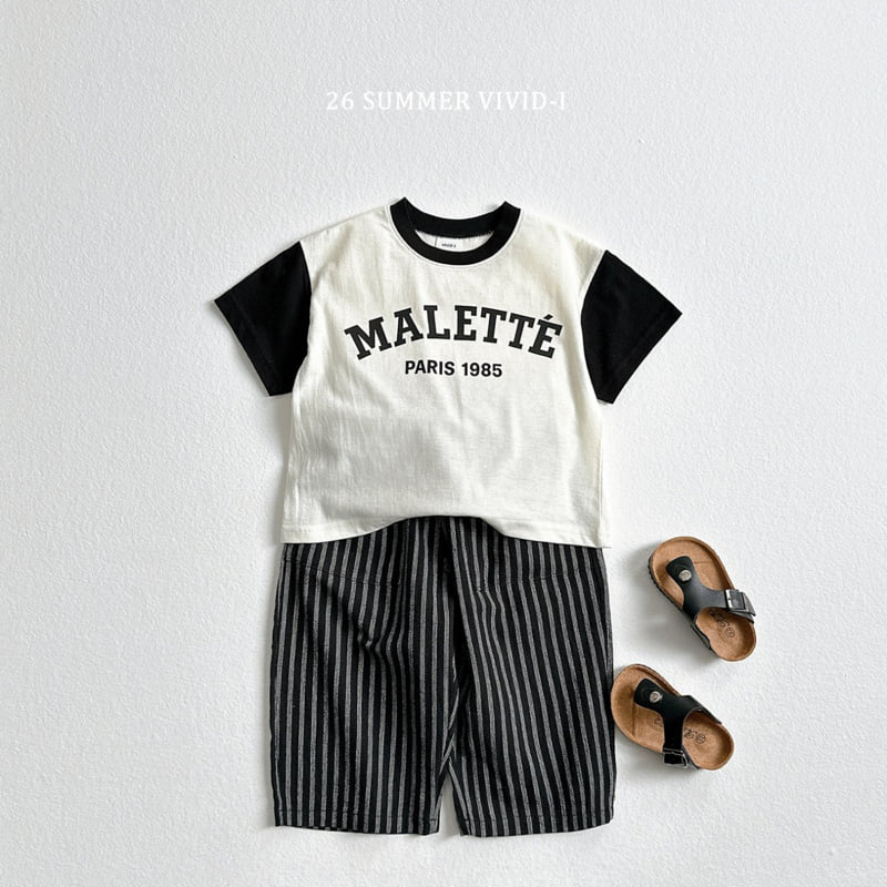 Vivid I - Korean Children Fashion - #stylishchildhood - Marie Ribbed Short Sleeve Tee - 7