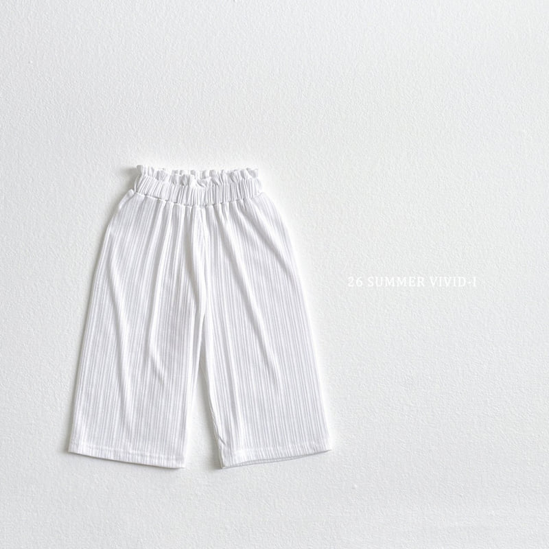 Vivid I - Korean Children Fashion - #stylishchildhood - Pleated Banding Wide Pants - 5
