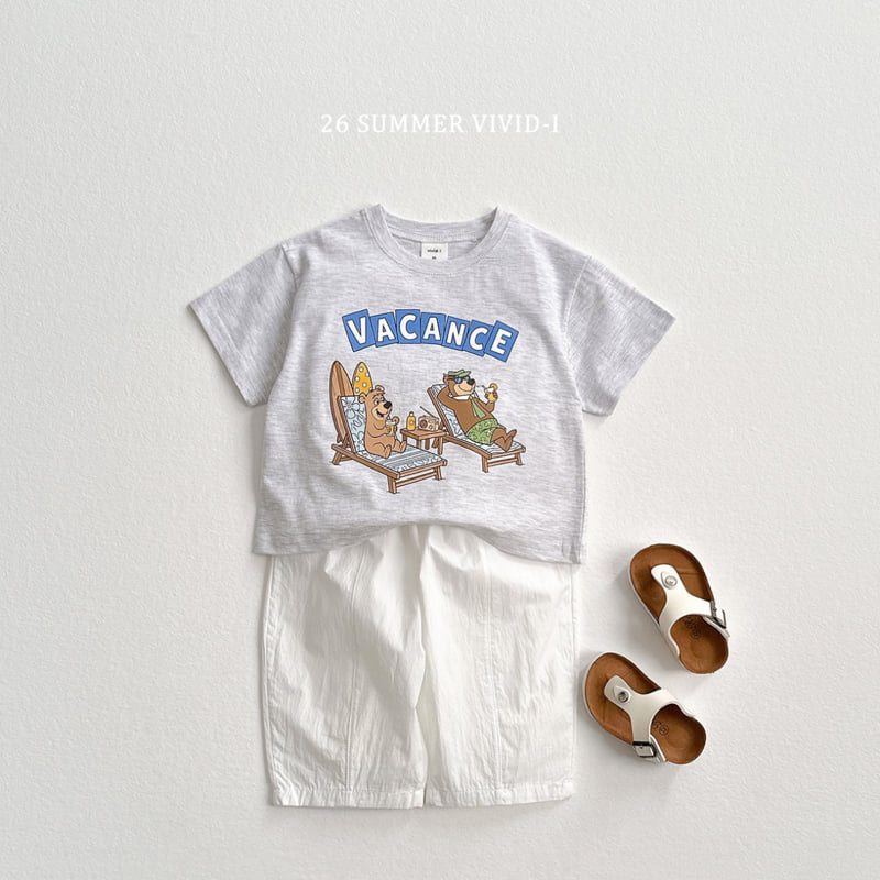 Vivid I - Korean Children Fashion - #stylishchildhood - Vacation Bear Tee - 10