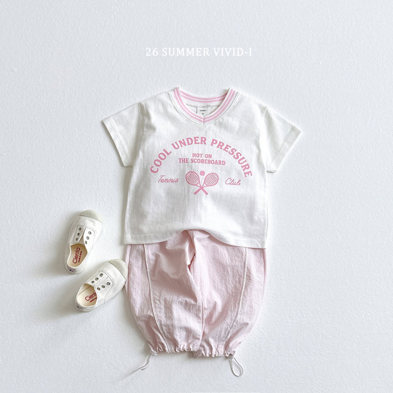 Vivid I - Korean Children Fashion - #stylishchildhood - V-Neck Tennis Set - 9