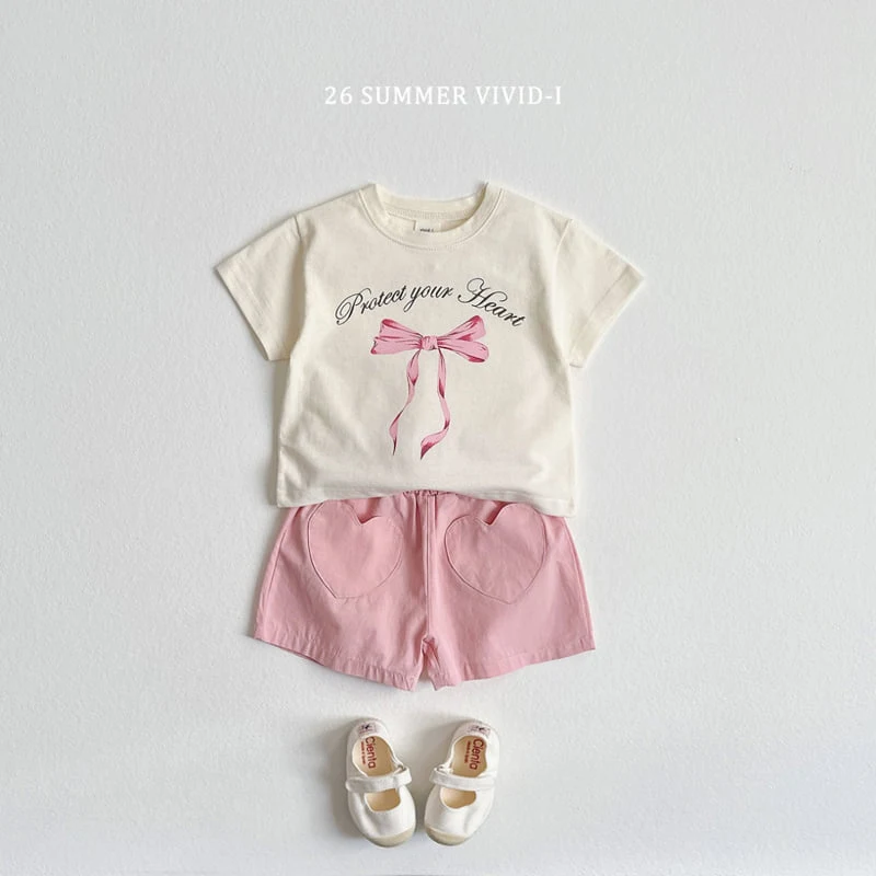 Vivid I - Korean Children Fashion - #todddlerfashion - Heart Pocket Shorts - 9