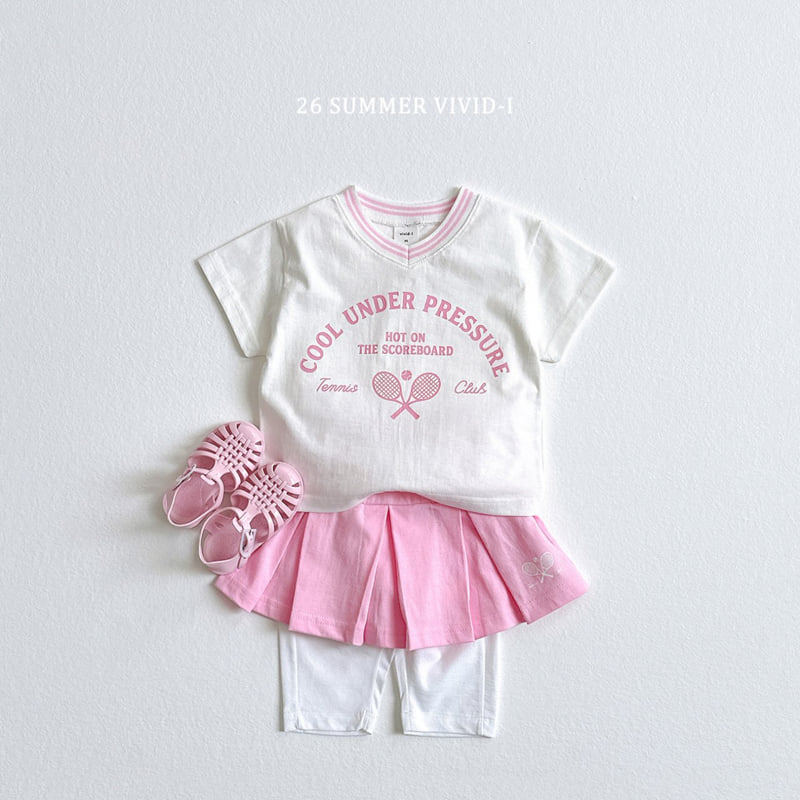 Vivid I - Korean Children Fashion - #todddlerfashion - V-Neck Tennis Set - 7