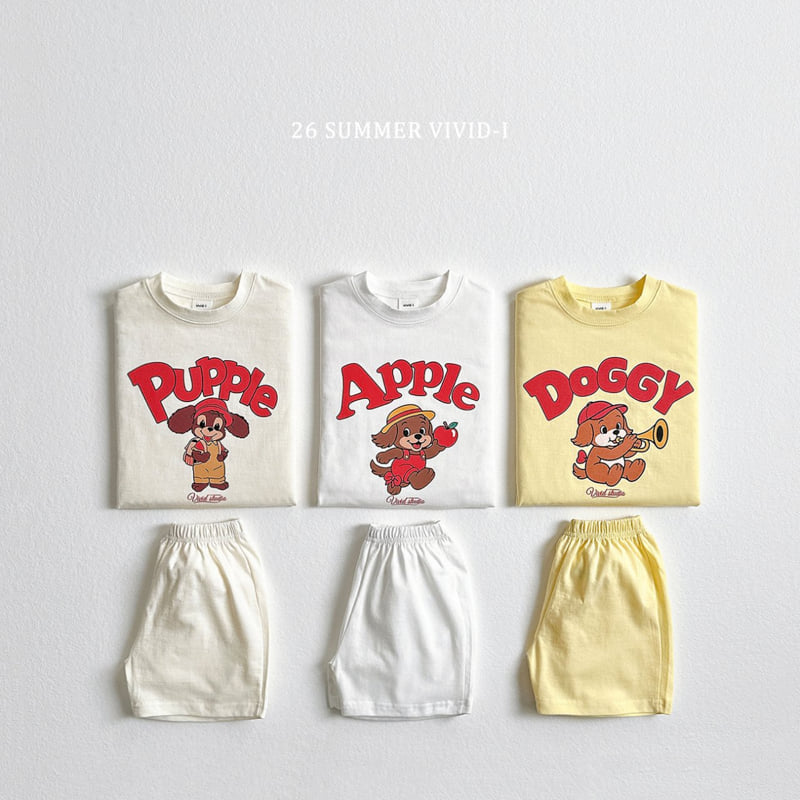 Vivid I - Korean Children Fashion - #todddlerfashion - Summer Pop Art Set - 3