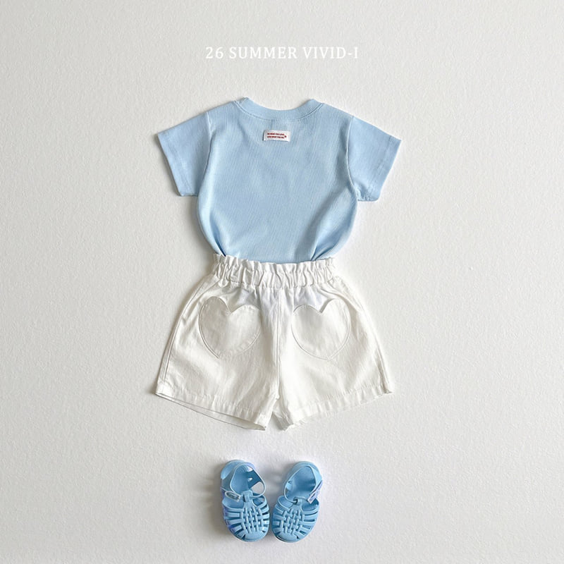 Vivid I - Korean Children Fashion - #toddlerclothing - Heart Pocket Shorts - 10