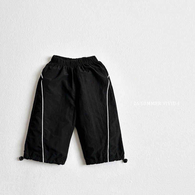 Vivid I - Korean Children Fashion - #toddlerclothing - Nylon Line Track Pants - 8