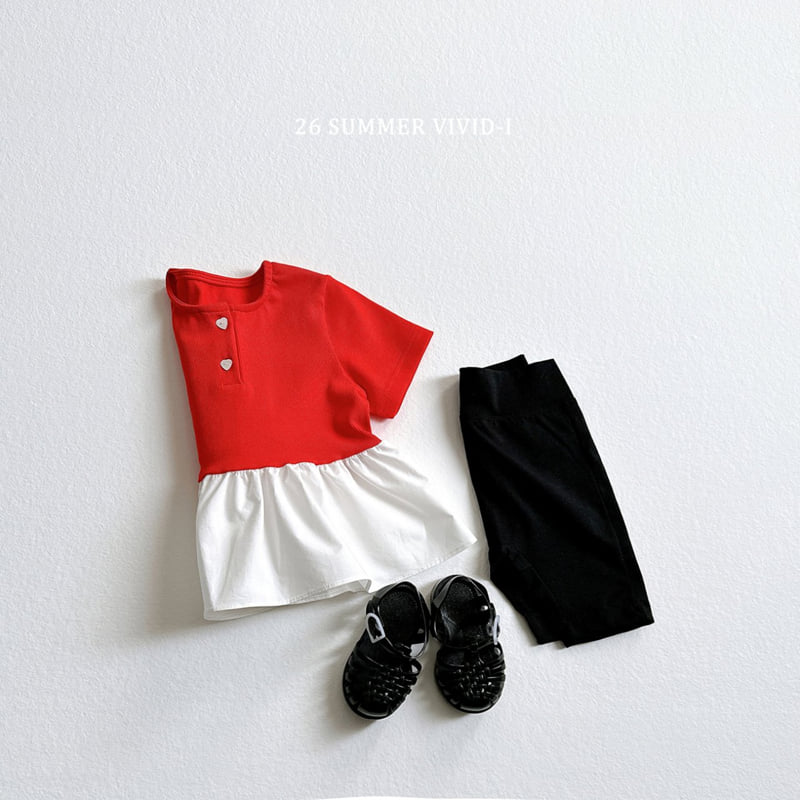 Vivid I - Korean Children Fashion - #toddlerclothing - Mini Ribbed One-piece Tee - 7