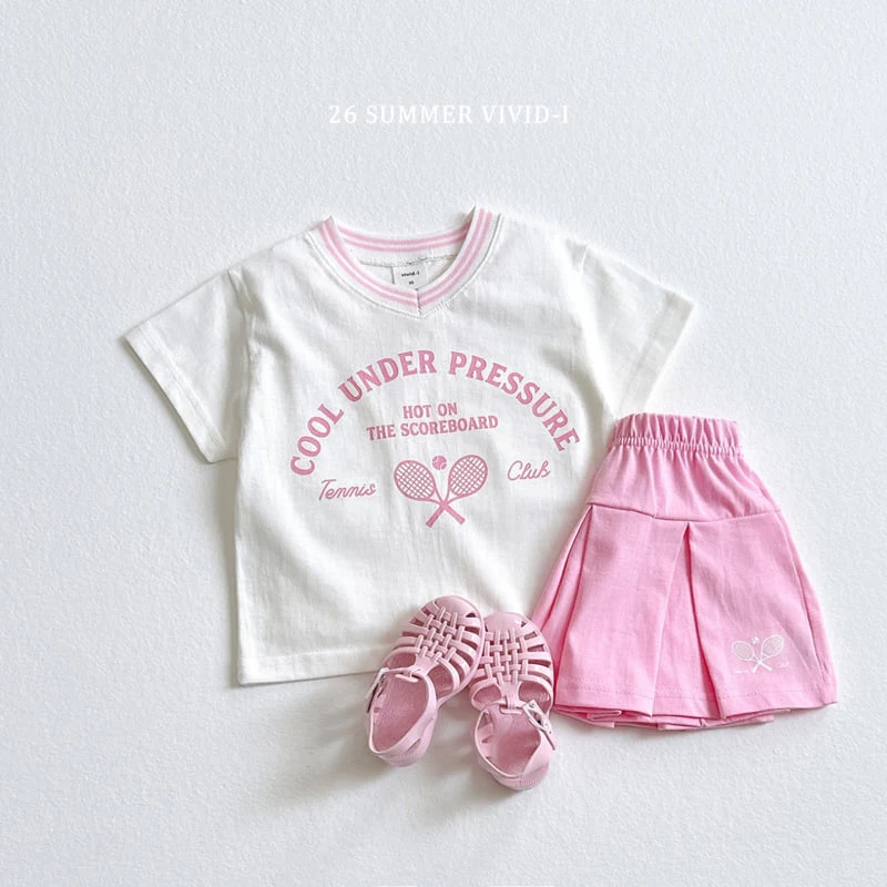 Vivid I - Korean Children Fashion - #toddlerclothing - V-Neck Tennis Set - 8