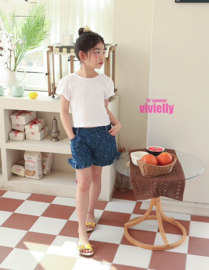 Vivielly - Korean Children Fashion - #Kfashion4kids - Anna Frill Shorts (Pink) - 5