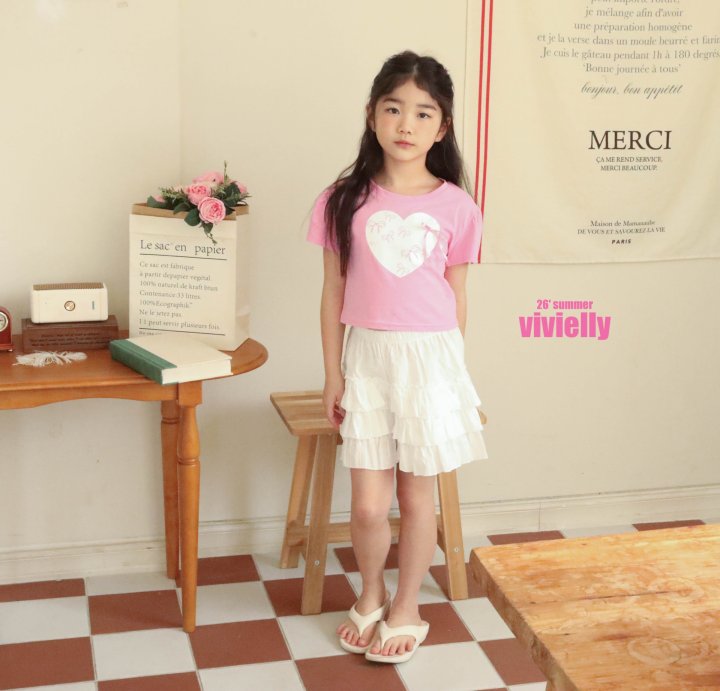 Vivielly - Korean Children Fashion - #Kfashion4kids - Ellis Skirt Pants - 8