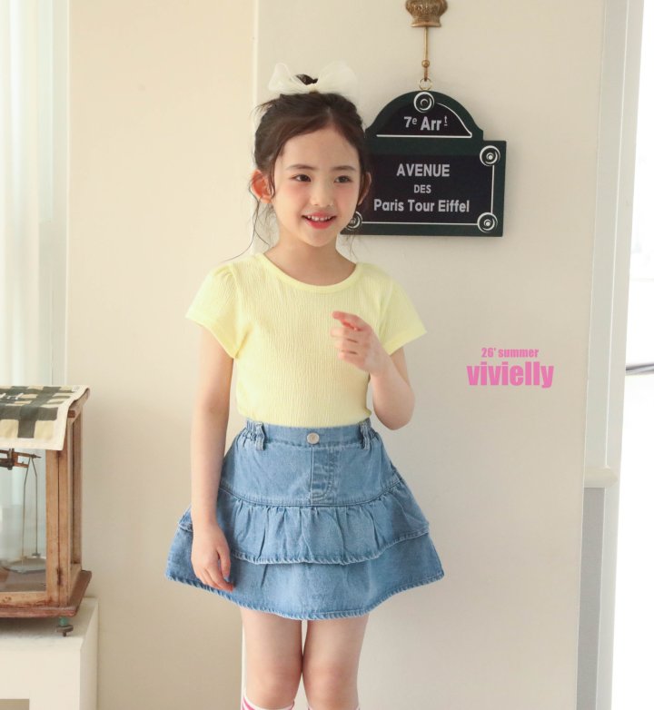 Vivielly - Korean Children Fashion - #kidzfashiontrend - Honey Cancan Skirt - 4