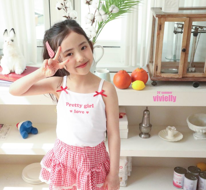 Vivielly - Korean Children Fashion - #childofig - Milk Ribbon Sleeveless - 12