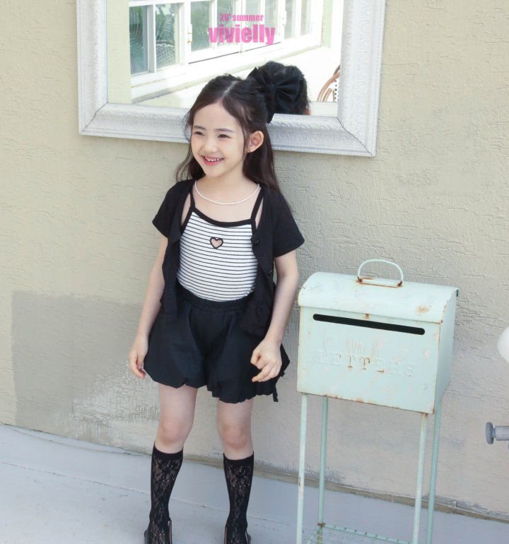 Vivielly - Korean Children Fashion - #childofig - Pippi Sleeveless - 7