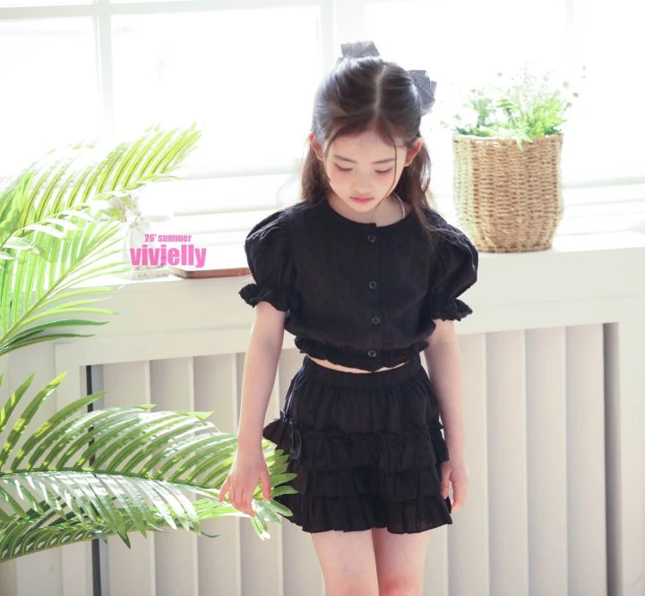 Vivielly - Korean Children Fashion - #childofig - Romantic Blouse - 5