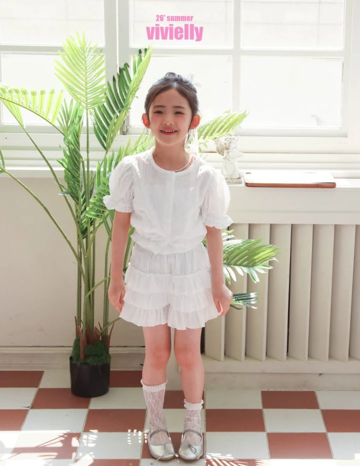 Vivielly - Korean Children Fashion - #childofig - Romantic Blouse - 6