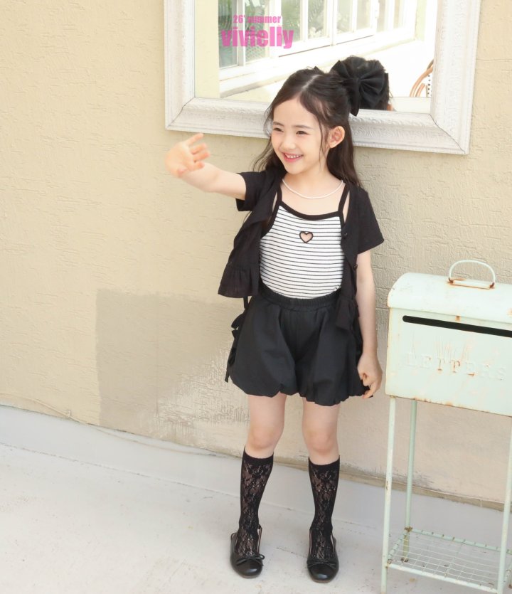 Vivielly - Korean Children Fashion - #childrensboutique - Pippi Sleeveless - 9