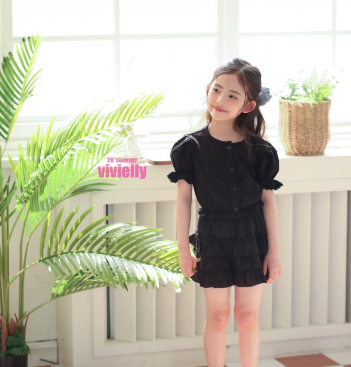 Vivielly - Korean Children Fashion - #childrensboutique - Romantic Blouse - 7