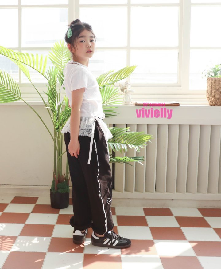 Vivielly - Korean Children Fashion - #childofig - Juju Lace Pants - 4