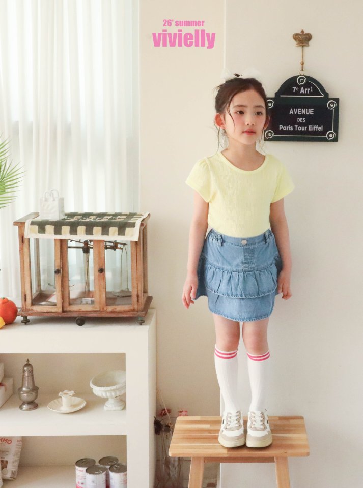 Vivielly - Korean Children Fashion - #designkidswear - Madeleine Tee - 7