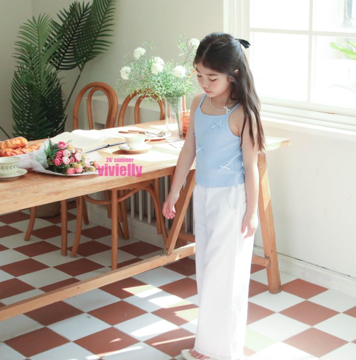 Vivielly - Korean Children Fashion - #designkidswear - Sherbet Sleeveless - 5