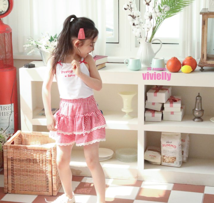 Vivielly - Korean Children Fashion - #discoveringself - Valen Skirt Pants - 3