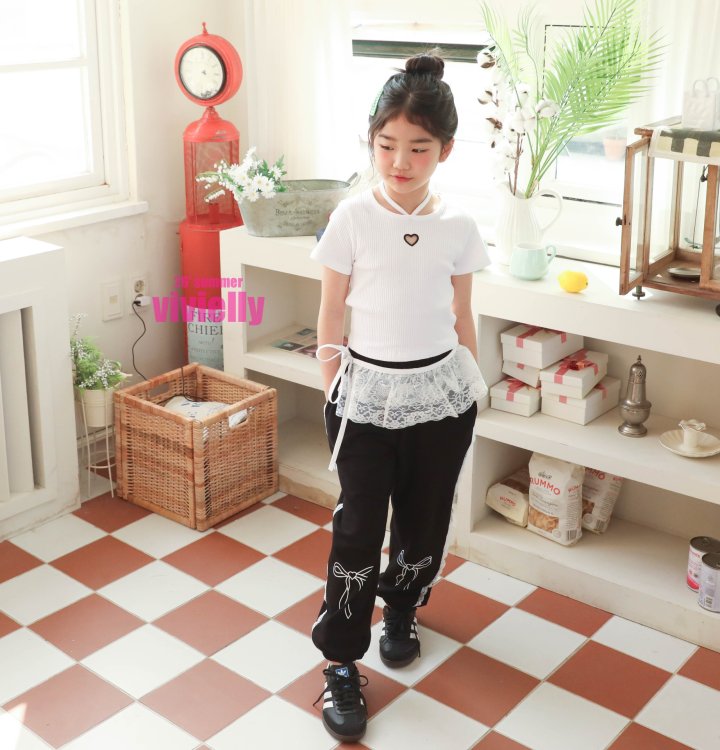Vivielly - Korean Children Fashion - #discoveringself - Juju Lace Pants - 6