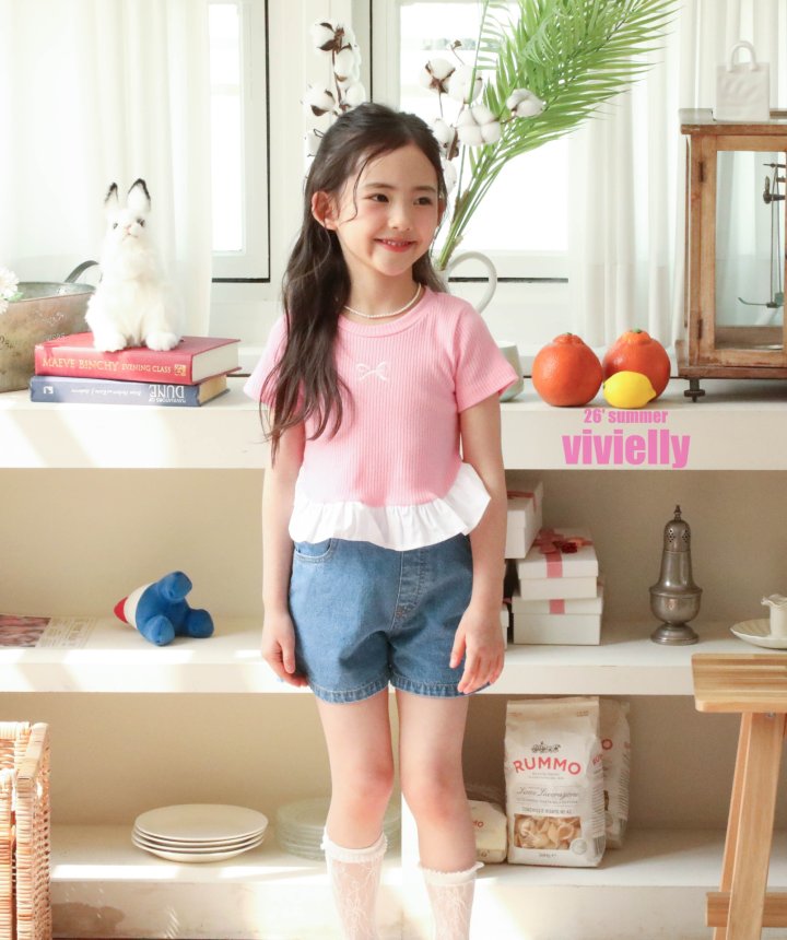 Vivielly - Korean Children Fashion - #fashionkids - Sara Frill Tee - 5