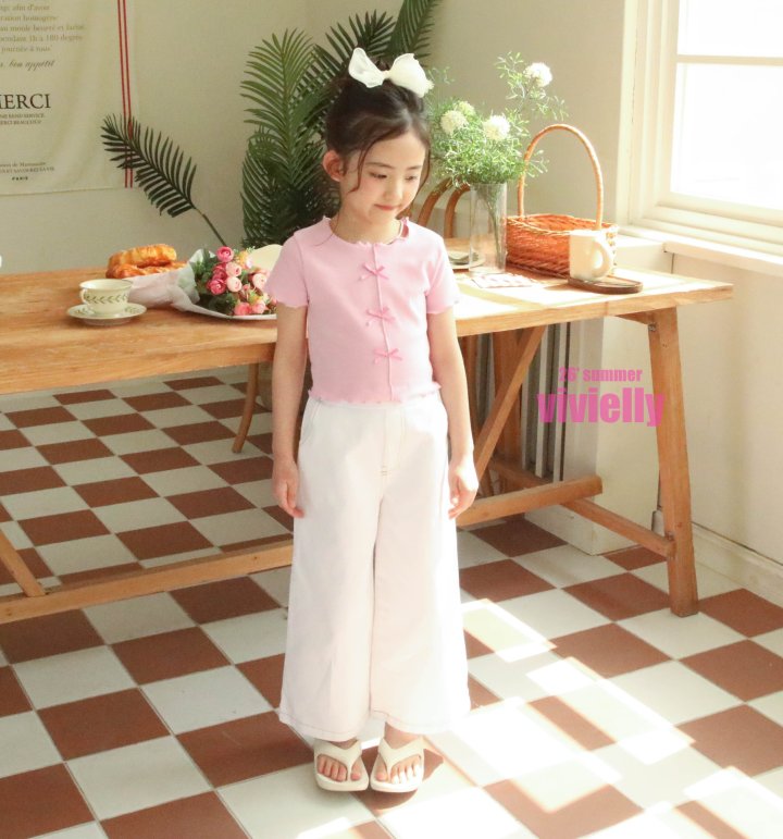 Vivielly - Korean Children Fashion - #fashionkids - Rose Tee