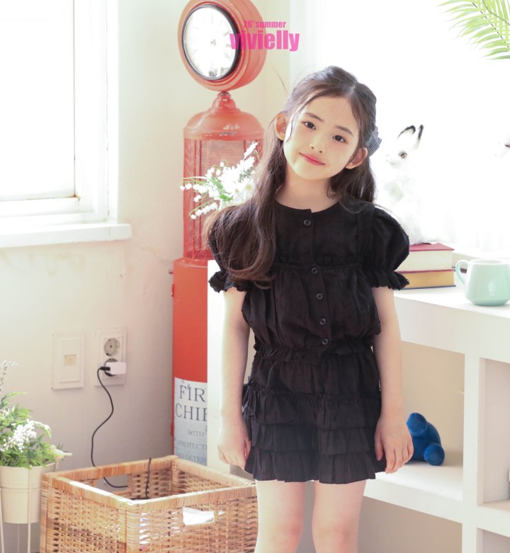 Vivielly - Korean Children Fashion - #fashionkids - Tiffany Bustier - 4