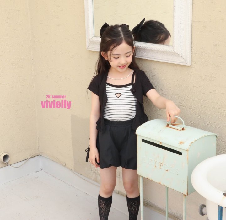 Vivielly - Korean Children Fashion - #kidsshorts - Dorothy Cardigan