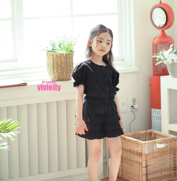 Vivielly - Korean Children Fashion - #kidsshorts - Romantic Blouse - 11