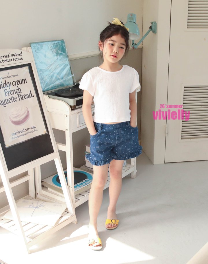 Vivielly - Korean Children Fashion - #kidsshorts - Madeleine Tee - 10