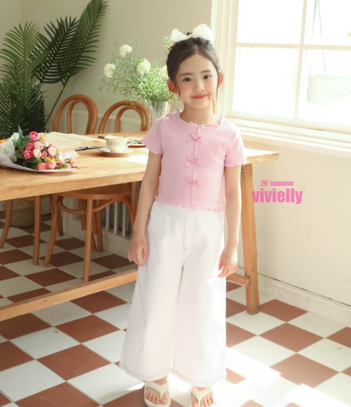 Vivielly - Korean Children Fashion - #kidsshorts - Dana Heart Pants (White) - 3