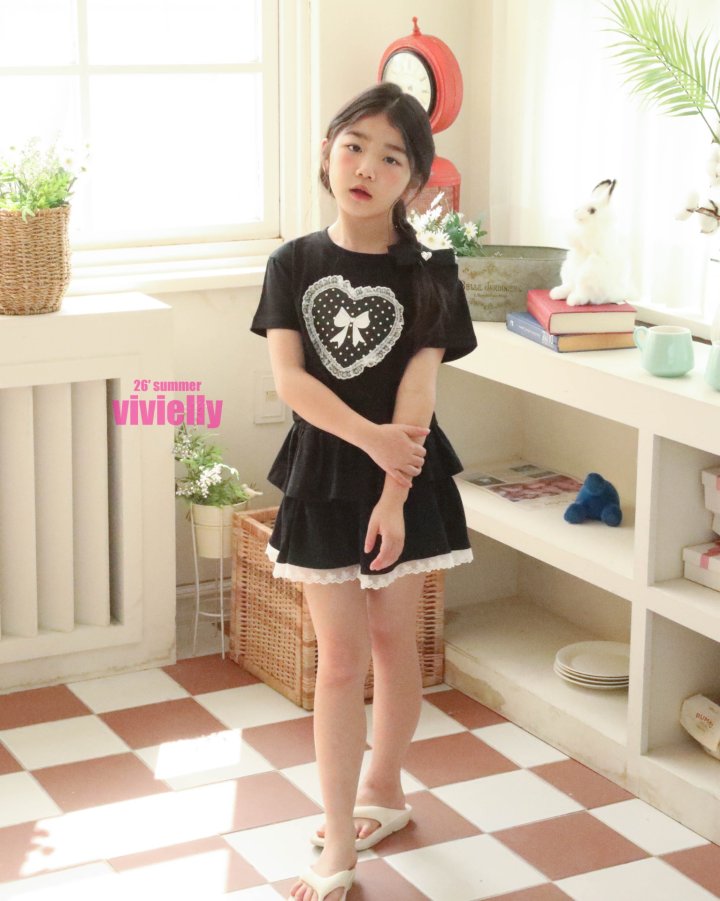 Vivielly - Korean Children Fashion - #kidsshorts - Lily Skirt Pants - 6