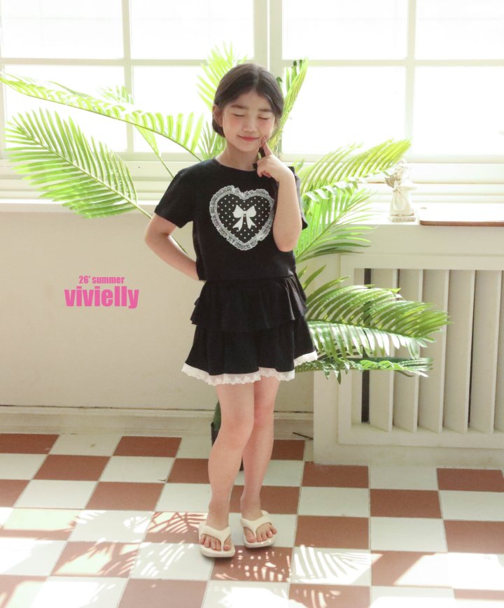 Vivielly - Korean Children Fashion - #kidsstore - Barbie Tee