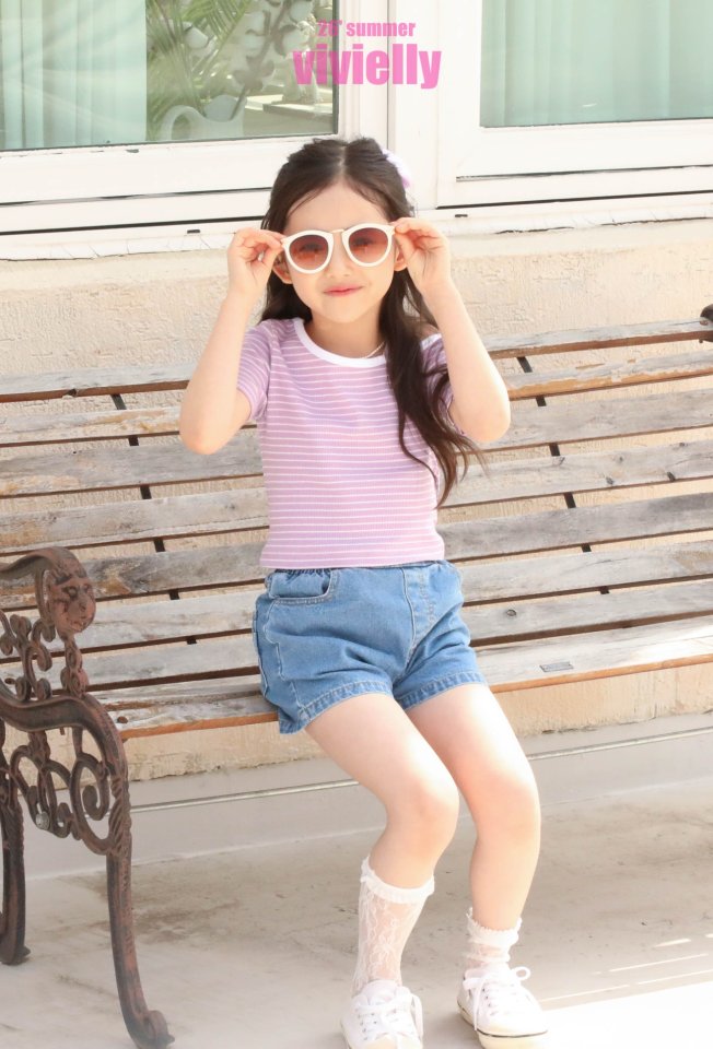 Vivielly - Korean Children Fashion - #kidzfashiontrend - Bibi Shoulder Tee - 7