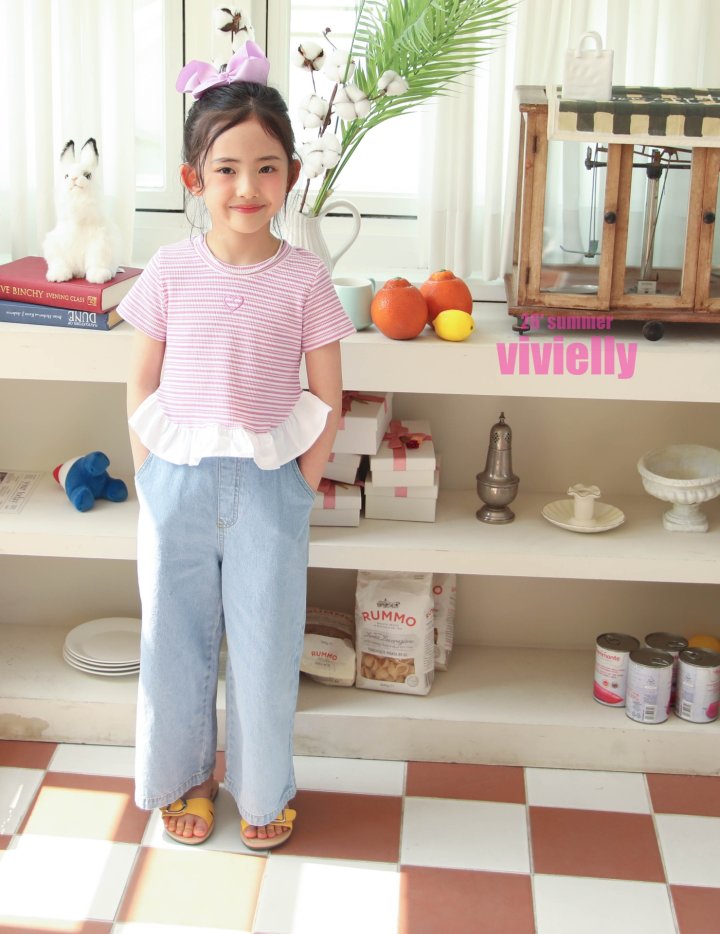 Vivielly - Korean Children Fashion - #kidzfashiontrend - Dana Heart Pants (White) - 5