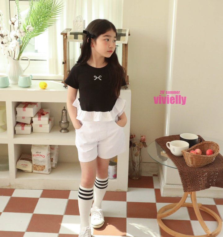 Vivielly - Korean Children Fashion - #littlefashionista - Sara Frill Tee - 10