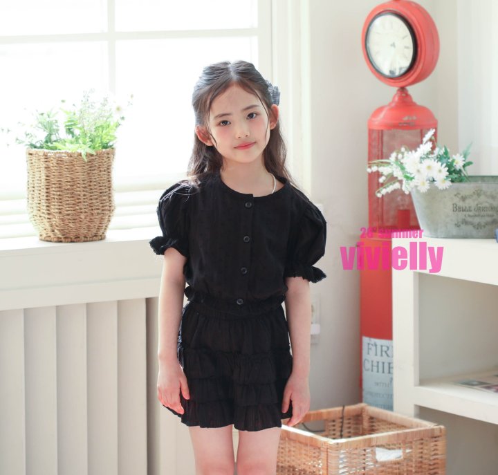 Vivielly - Korean Children Fashion - #littlefashionista - Romantic Blouse