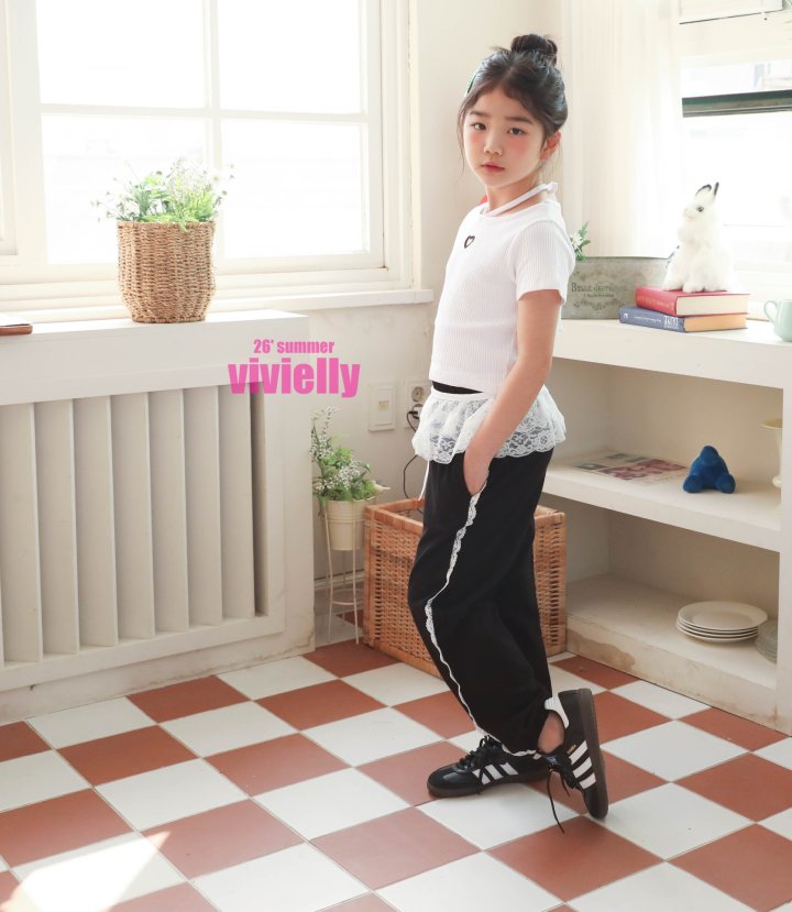 Vivielly - Korean Children Fashion - #littlefashionista - Juju Lace Pants - 12