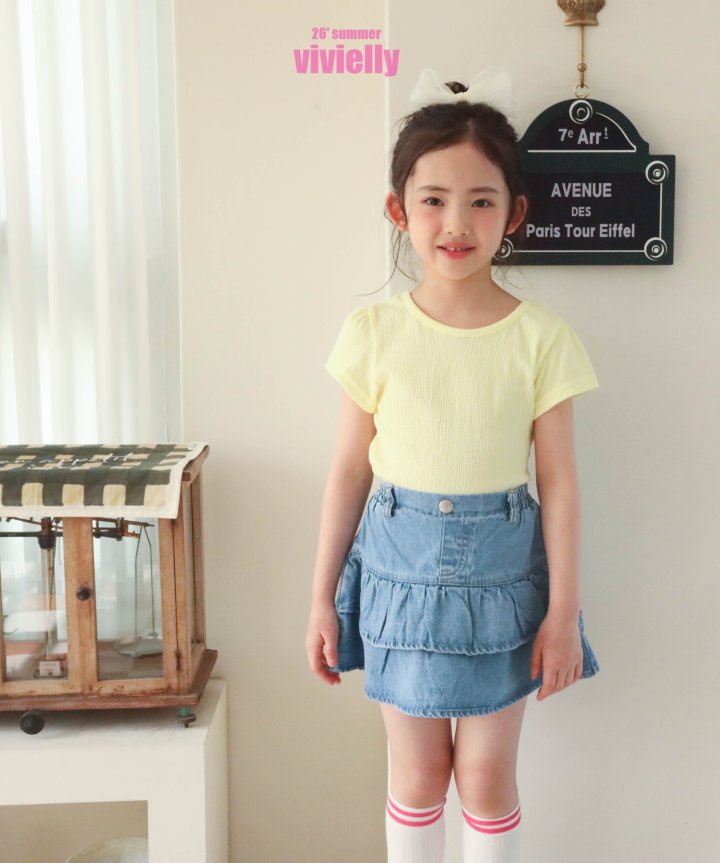 Vivielly - Korean Children Fashion - #littlefashionista - Honey Cancan Skirt - 5