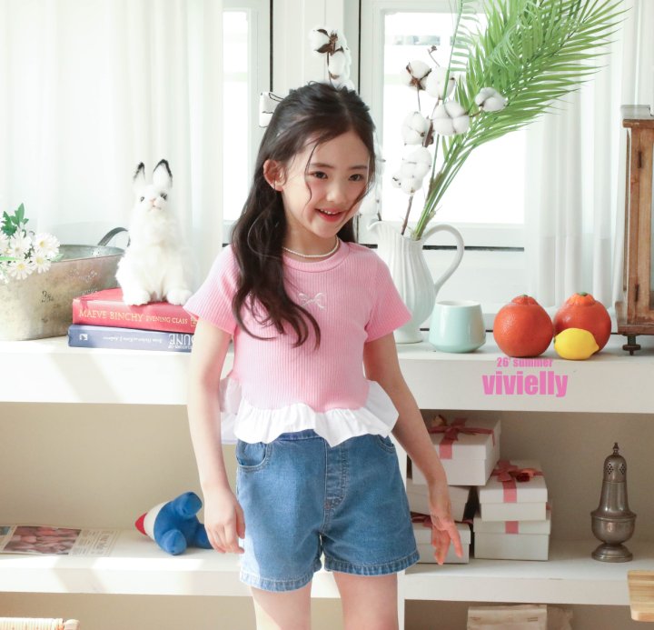 Vivielly - Korean Children Fashion - #magicofchildhood - Sara Frill Tee - 11
