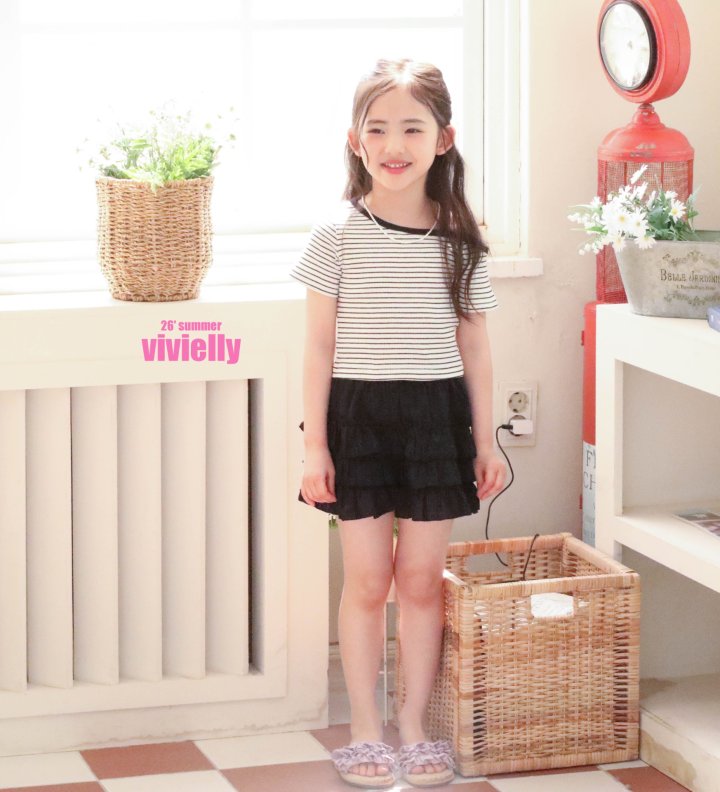 Vivielly - Korean Children Fashion - #magicofchildhood - Bibi Shoulder Tee - 10