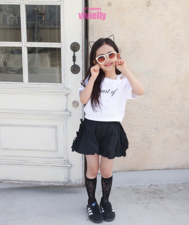 Vivielly - Korean Children Fashion - #magicofchildhood - Vanessa Off-Shoulder Tee - 8