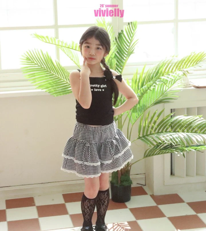 Vivielly - Korean Children Fashion - #minifashionista - Milk Ribbon Sleeveless - 9